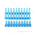 M3*14mm Anodised Aluminium Round Head Screws